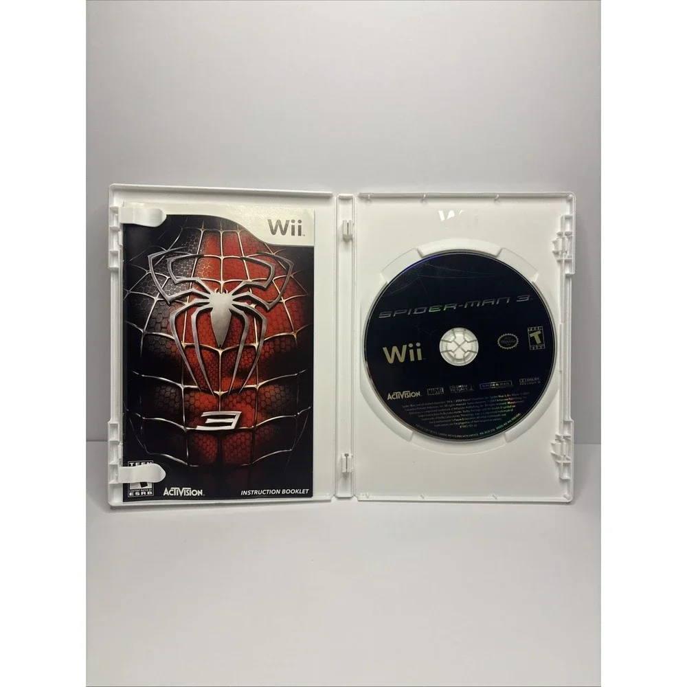 Spiderman 3 • Nintendo Wii • 2007 • Complete w/ Manual • Tested
